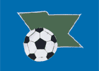 サッカー友の会の旗